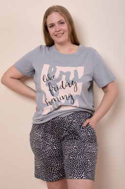 Пижама футболка и шорты М325294Пср - Елена фото 7