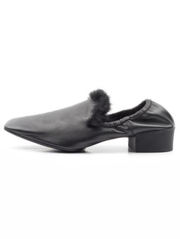 03-N18120S-2 BLACK Полуботинки женские (натуральная кожа)