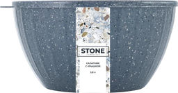 Салатник Sugar&Spice STONE с крышкой 2,8л темный камень SE186711026 - Plastic repablic фото 2