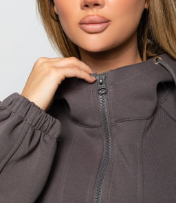 Толстовка #КТ5993, графит - Dommod фото 5