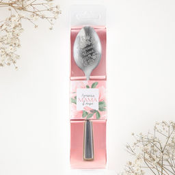 Ложка чайная с гравировкой Лучшая мама в мире, 3 х 14 см