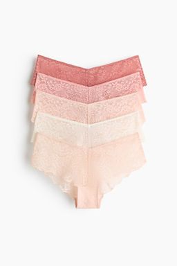 Pack de 5 bragas hipster de encaje - H&m фото 5