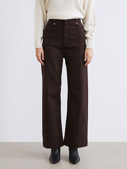 Dar Fit Geni? Pa?a Kad?n Pantolon