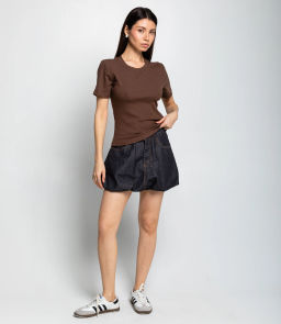 Футболка #КТ6131, шоколадный - Dommod фото 4