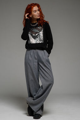 8519/1 Футболка с длинным рукавом женская