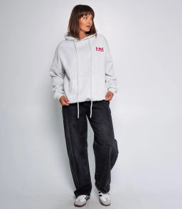 Худи #КТ1086 (1), светло-серый меланж - Dommod фото 4