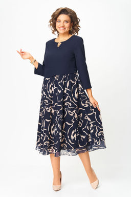 Платье Bonna Image 954-1/2 синий фото 4