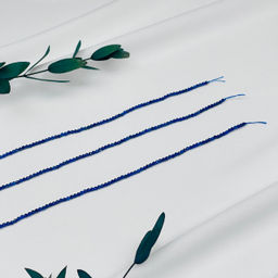 Бусины для украшений из камня Содалит (155 бусин) - Радуга самоцветов фото 3