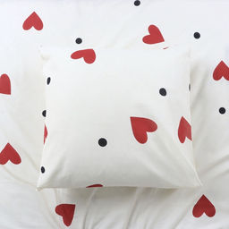 Постельное бельё Этель 2 сп First love 175*215 см, 200*220 см, 70*70 см -2 шт, бязь 125 г/м2, хл 100%  фото 4