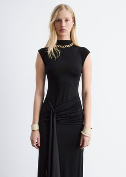 Vestido midi de frontal cruzado - H&m фото 10