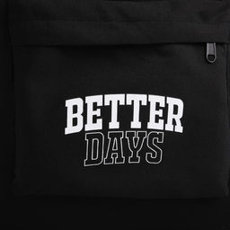 Рюкзак школьный текстильный Better days, 38?27?13 см, чёрный - Nazamok фото 6