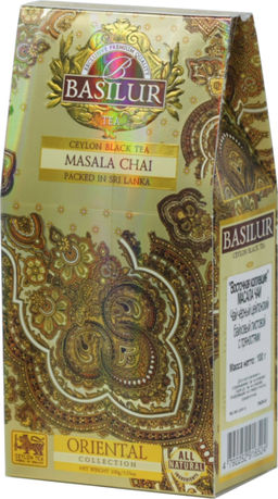 BASILUR. Восточная коллекция. Масала чай 100 гр. карт.пачка