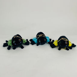 Мягкая игрушка брелок Паук с улыбкой 6 см