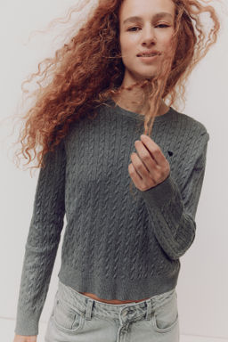 Jersey en punto trenzado - H&m фото 4