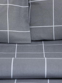 Постельное бельё 1.5-спальное «Этель. Клетка», бязь