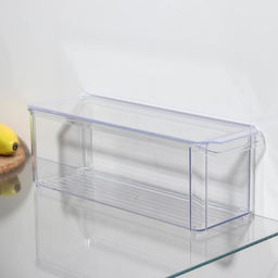Контейнер для холодильника с крышкой IDEA, 10?30?10 см, пластик, прозрачный