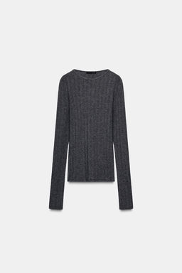 SOFT RIB T-SHIRT - Zara фото 5