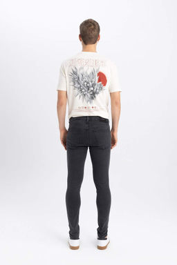 Супероблегающие джинсовые брюки с нормальной талией и очень узкими штанинами - Defacto фото 6