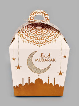 Цена за 2 шт. Коробка подарочная складная на Рамадан Eid Mubarak, 17×17×26 см