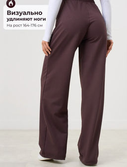K12697 Спортивные брюки (хлопок) КОРИЧНЕВЫЙ