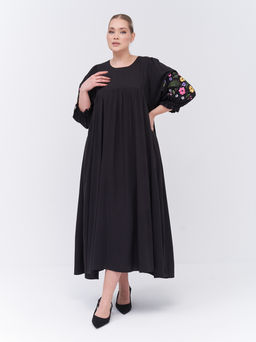 Платье с вышивкой PP29904BLK01 - Артесса фото 7