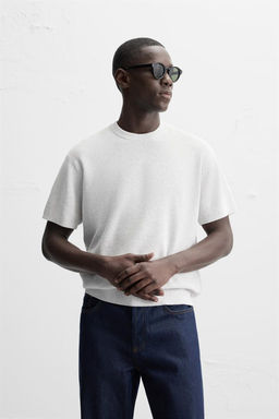 PEARL KNIT T-SHIRT - Zara фото 26