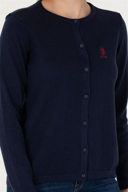 U. S. Polo Assn Женский темно-синий базовый трикотажный кардиган - U.s. polo assn фото 13