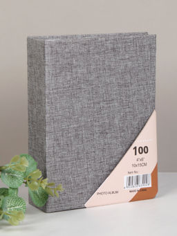 Фотоальбом 100 фото 10х15 Серый / Y-005 /уп 96/747819