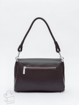 Сумка женская кожаная 0036VG coffee  Vitelli Grassi