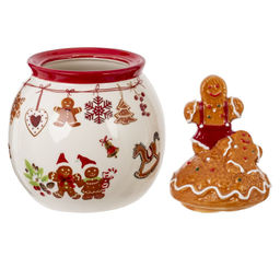 Конфетница "Пряничное настроение", 900 мл, L13 W13 H21,5 см