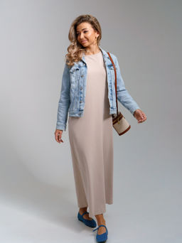 968 Платье "Бежевый"