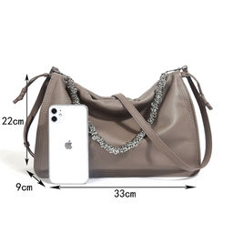 Женская сумка MIRONPAN арт. 62397 Темно-бежевый  фото 3