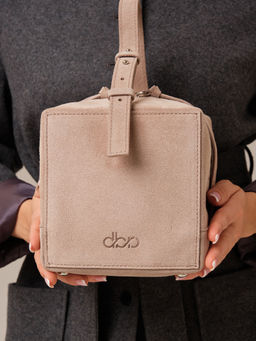 Замшевая сумка Quadra DBR 30989 ваниль  фото 8