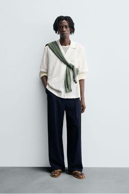 RELAXED FIT TEXTURED SHIRT