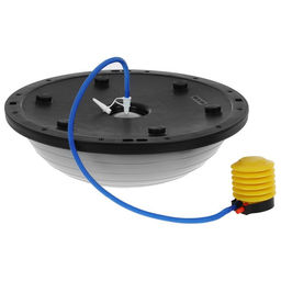 Полусфера BOSU гимнастическая, 58 х 25 см, с насосом, цвет серый - Simaland фото 17