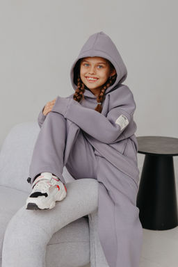 Бомбер утепленный, меланж - Inzibe фото 41