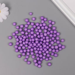 Декор для творчества пенопласт «Ассорти шариков», фиолетовый, набор 10 г