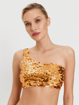 Infinity / Блузка-топ жен. Michi золотистый