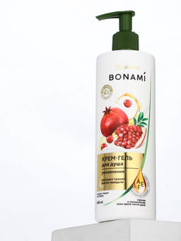 Крем-гель для душа Гранат и клюква, нежность и увлажнение, 400 мл, BONAMI  фото 9