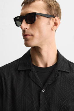 GEOMETRIC JACQUARD SHIRT - Zara фото 5