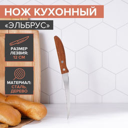 Нож кухонный Доляна Эльбрус, лезвие 12 см