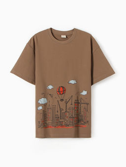 Футболка мужская MINAKU: Art, хаки, р-р 50-52