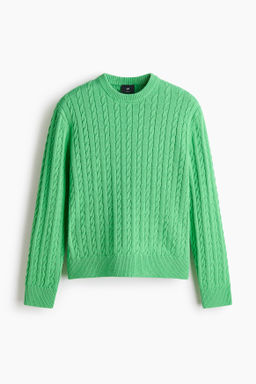 Jersey en punto trenzado Regular Fit - H&m фото 3