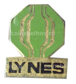 Значок рекламный LYNES