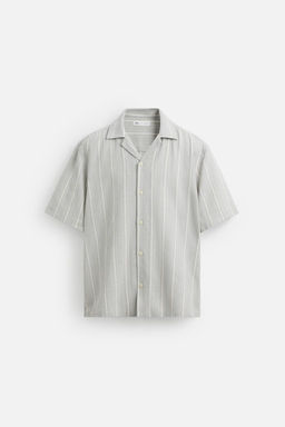 STRIPED TEXTURED SHIRT - Zara фото 7