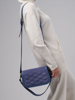 Сумка замшевая Deboro 30791 сиреневый закат