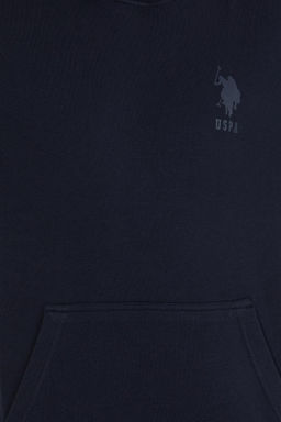 U. S. Polo Assn Мужская темно-синяя комфортная толстовка с капюшоном - U.s. polo assn фото 12