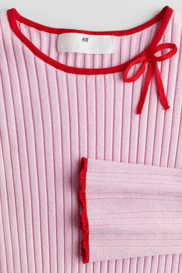 Vestido en punto de canale - H&m фото 2