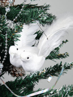 Новогоднее украшение Птица счастья 2 штуки 21 см / SH8931 /уп 500/121870 - Галеонтрейд фото 2