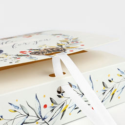 Складная коробка подарочная Волшебного нового года, 20 18 5 см, БЕЗ ЛЕНТЫ - Дарите счастье фото 12